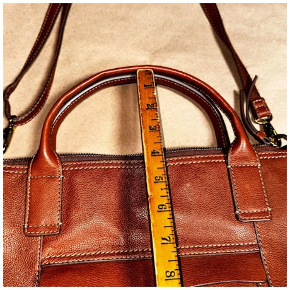Fossil Saddle Brown Handbag - Picture 7 of 10